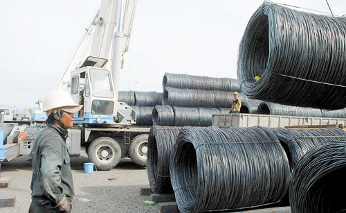 Locally made steel (Photo: SGGP)